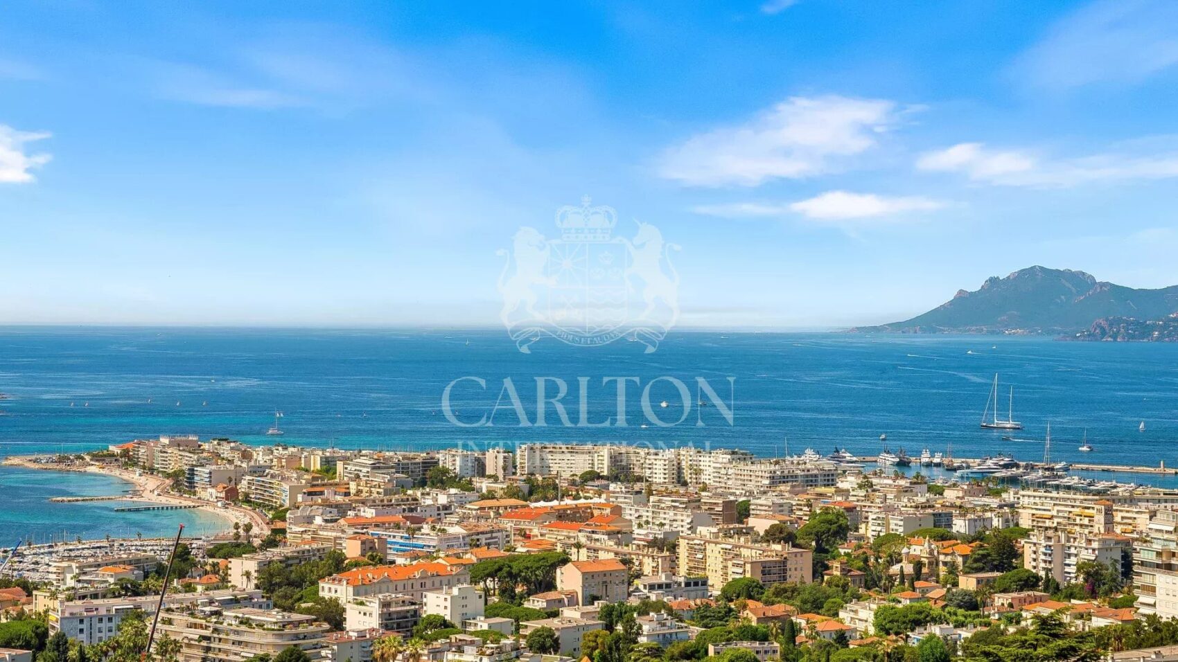 CANNES CALIFORNIE.PANORAMIC SEA VIEW