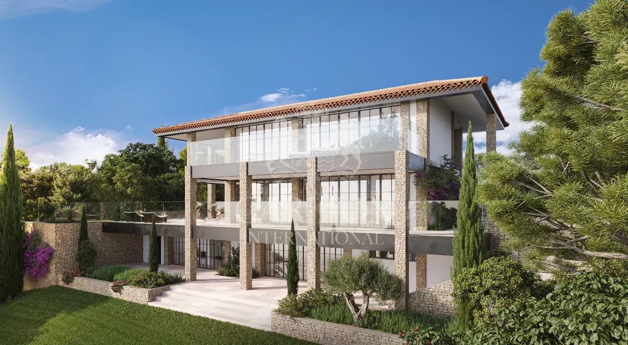 CANNES-CROIX DES GARDES Rare – Terrain constructible avec permis, dans le prestigieux domaine de la Croix des Gardes